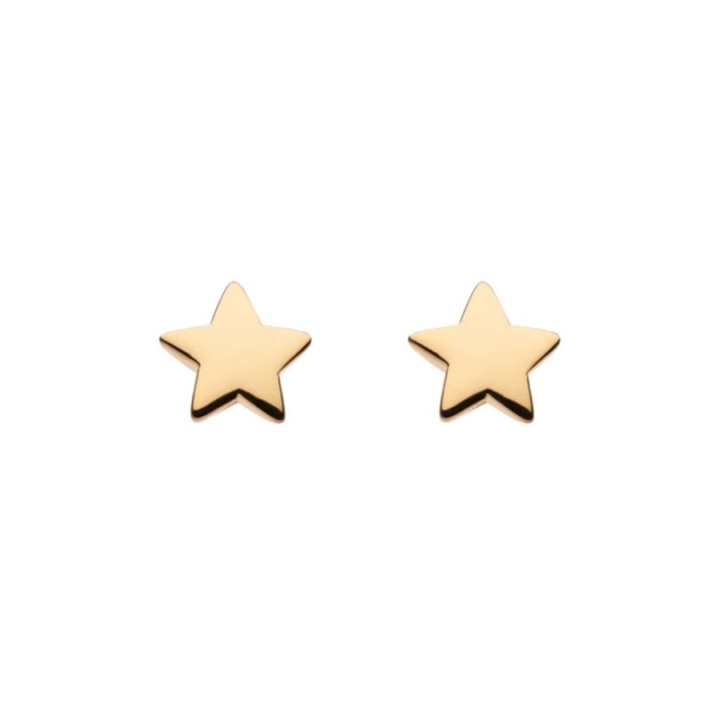Gold star stud earrings - Silverado Classics - Silverado Jewellery