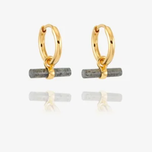 Aventurine t-bar earrings - Rachel Jackson - Silverado Jewellery Aventurine t-bar earrings - Rachel Jackson - Silverado Jewellery
