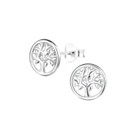 Silver tree of life stud earrings - Silverado classics - Silverado Jewellery