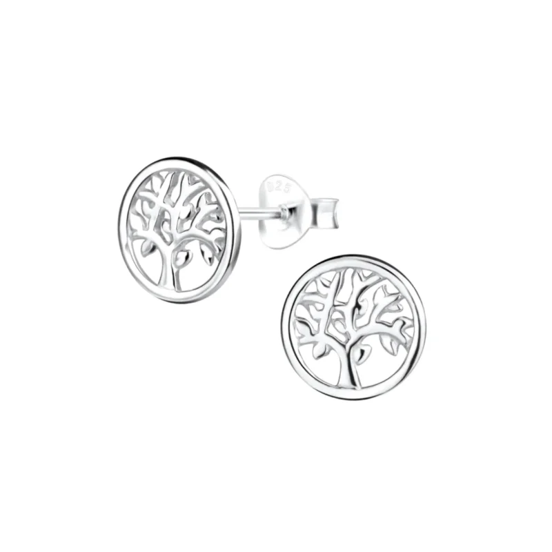 Silver tree of life stud earrings - Silverado classics - Silverado Jewellery