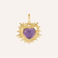 Sacred Heart Birthstone Necklace