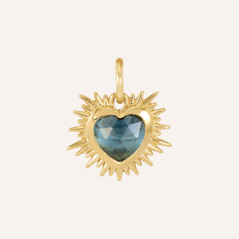 Sacred Heart Birthstone Necklace