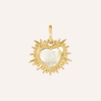 Sacred Heart Birthstone Necklace