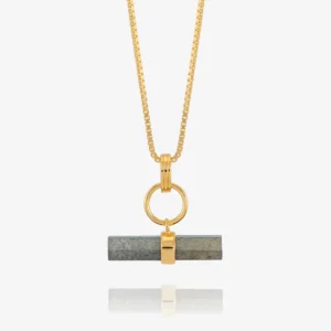 Aventurine t-bar necklace - Rachel Jackson - Silverado Jewellery Aventurine t-bar necklace - Rachel Jackson - Silverado Jewellery