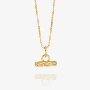 mini twisted t-bar necklace - Rachel Jackson - Silverado Jewellery mini twisted t-bar necklace - Rachel Jackson - Silverado Jewellery