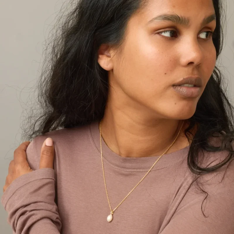 Significant pearl pendant necklace - ENAMEL Copenhagen - Silverado Jewellery