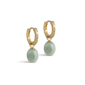 Significant sage hoop earrings - ENAMEL Copenhagen - Silverado Jewellery Significant sage hoop earrings - ENAMEL Copenhagen - Silverado Jewellery