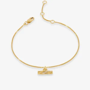 Mini twisted t-bar bracelet - Rachel Jackson - Silverado Jewellery Mini twisted t-bar bracelet - Rachel Jackson - Silverado Jewellery