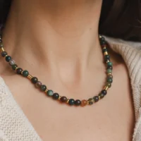 Indian Agate Jaipur Beaded Necklace