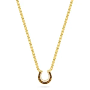 Tigers eye horseshoe pendant necklace - Talis Chains - Silverado Jewellery Tigers eye horseshoe pendant necklace - Talis Chains - Silverado Jewellery