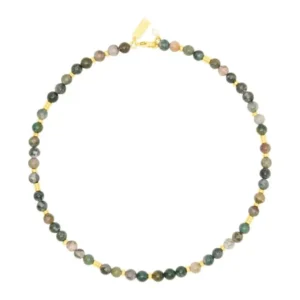 indian agate jaipur beaded necklace - Talis Chains - Silverado Jewellery indian agate jaipur beaded necklace - Talis Chains - Silverado Jewellery