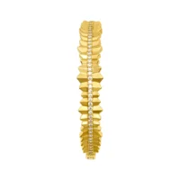 Feather Bangle With Cubic Zirconia - Talis Chains - Silverado Jewellery