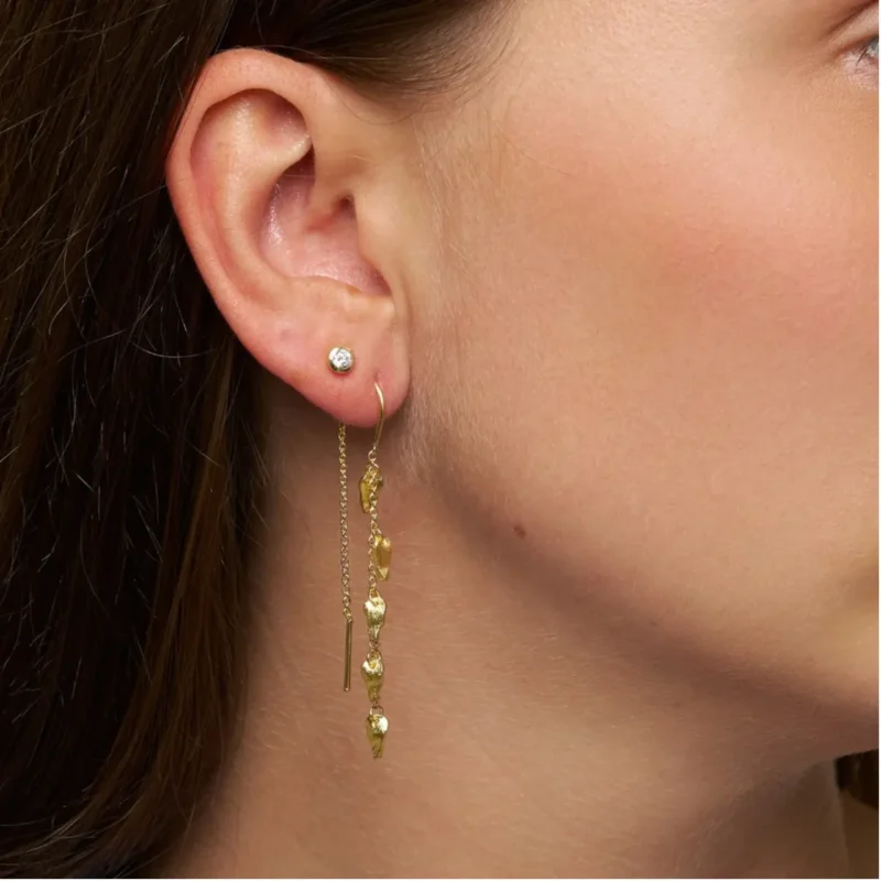 Alba chain earrings - Pure by Nat - Silverado Jewellery