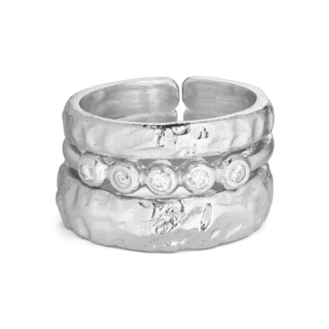 Aurelia ring set - PURE by Nat - Silverado Jewellery