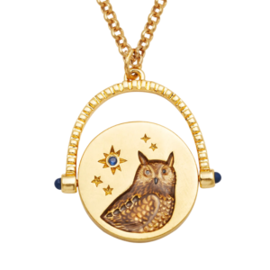 Owl Spinner Necklace