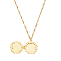 Ivy Blossom Locket Necklace