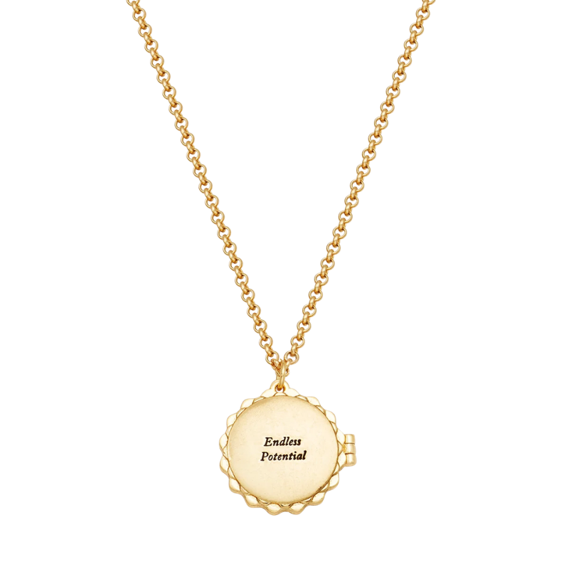 Ivy Blossom Locket Necklace
