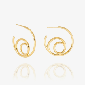 medium swirl hoops-5 Medium Swirl Hoop Earrings