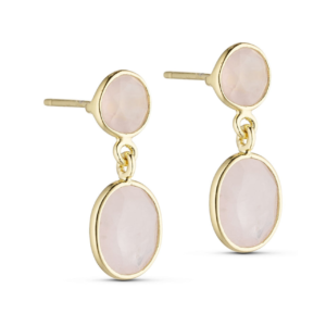 jade rose quartz drop earrings - Pure by Nat - Silverado Jewellery jade rose quartz drop earrings - Pure by Nat - Silverado Jewellery