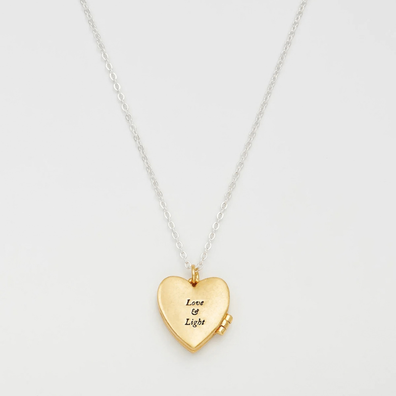 Selene Moon Locket Necklace