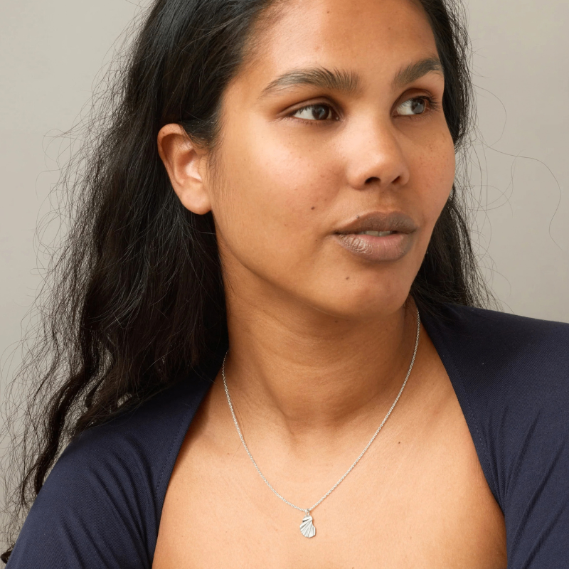 Silver Wave Necklace