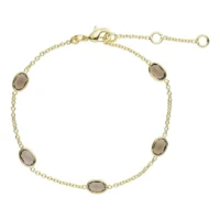 Jade Smoky quartz bracelet - Pure By Nat - Silverado Jewellery