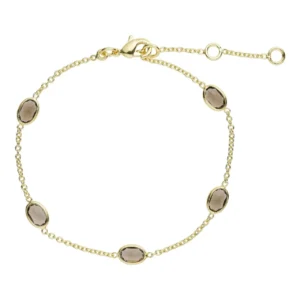 Jade Smoky quartz bracelet - Pure By Nat - Silverado Jewellery