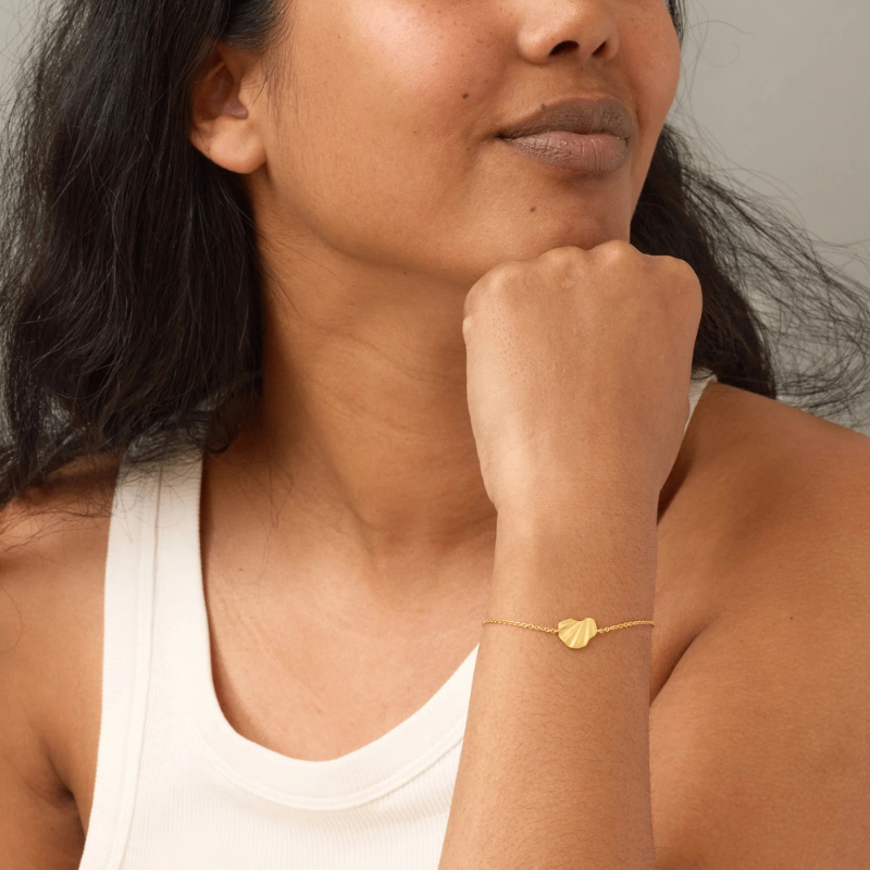 Gold Wave Bracelet