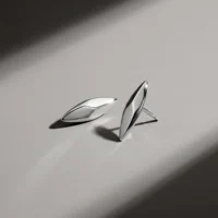 Silver glint stud earrings - Kit Heath - Silverado Jewellery