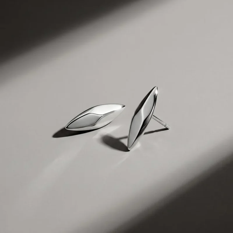 Silver glint stud earrings - Kit Heath - Silverado Jewellery