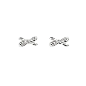 Silver bow stud earrings - Silverado Classics collection - Silverado Jewellery