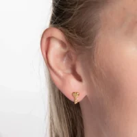 Lock and key stud earrings - Silverado Classics collection - Silverado Jewellery