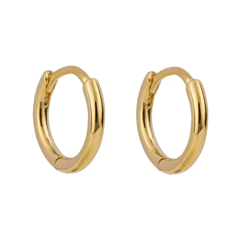 12mm huggie hoop earrings - Silverado Classics - Silverado Jewellery