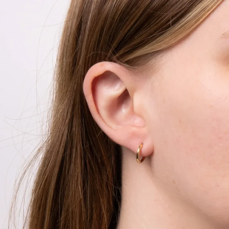12mm huggie hoop earrings - Silverado Classics - Silverado Jewellery