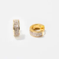 Hugo Round Hoop Earrings Hugo Round Hoop Earrings by Shana Gulati