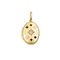 sparkly star locket - Silverado Classics - Silverado Jewellery