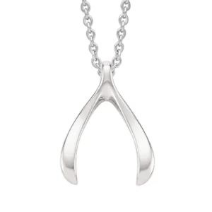 Silver Wishbone pendant necklace - Silverado Classics - Silverado Jewellery