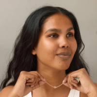Silver Organic Star Necklace