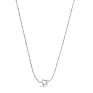 Silver Organic Star Necklace