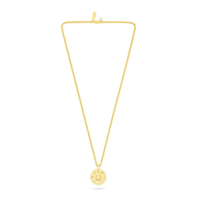 Lucky horseshoe amulet pendant necklace - Talis Chains - Silverado Jewellery Lucky horseshoe amulet pendant necklace - Talis Chains - Silverado Jewellery