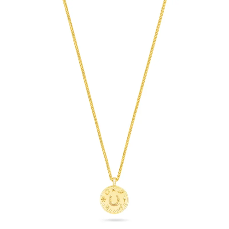 Lucky horseshoe amulet pendant necklace - Talis Chains - Silverado Jewellery Lucky horseshoe amulet pendant necklace - Talis Chains - Silverado Jewellery