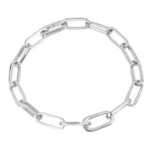 Silver Rectangular link bracelet - Silverado Classics - Silverado Jewellery Silver Rectangular link bracelet - Silverado Classics - Silverado Jewellery