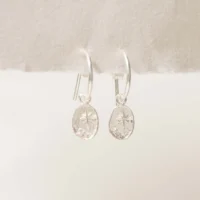 Silver celestial star earrings - One and Eight - Silverado Jewellery