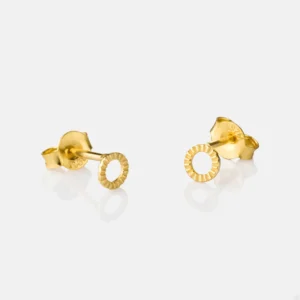 Mini Madrid Stud Earrings - One and Eight - Silverado Jewellery
